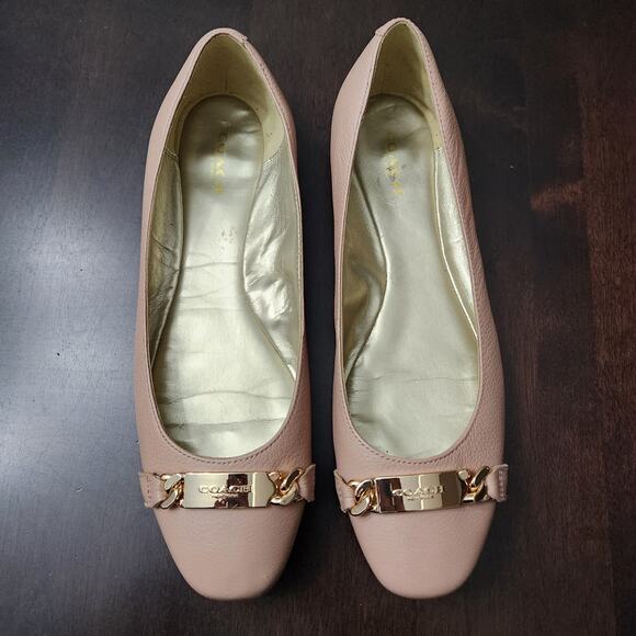 Coach Bianca Pink Ballet Flat Size 9 - Picture 3 of 7